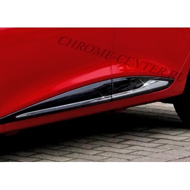 Накладки на нижнюю часть дверей (нерж.сталь) Renault Clio IV (2012-) бренд – Omtec (Omsaline) главное фото